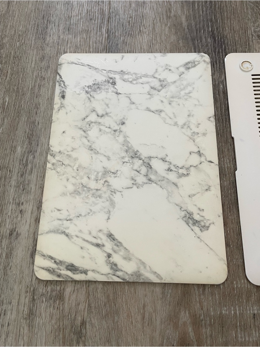 White Marble Pattern Tablet Case Cover - Compatible Tablet Accessory - Picture 2 of 6